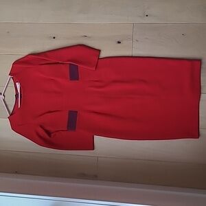 Boden Midi Dress Red size 8